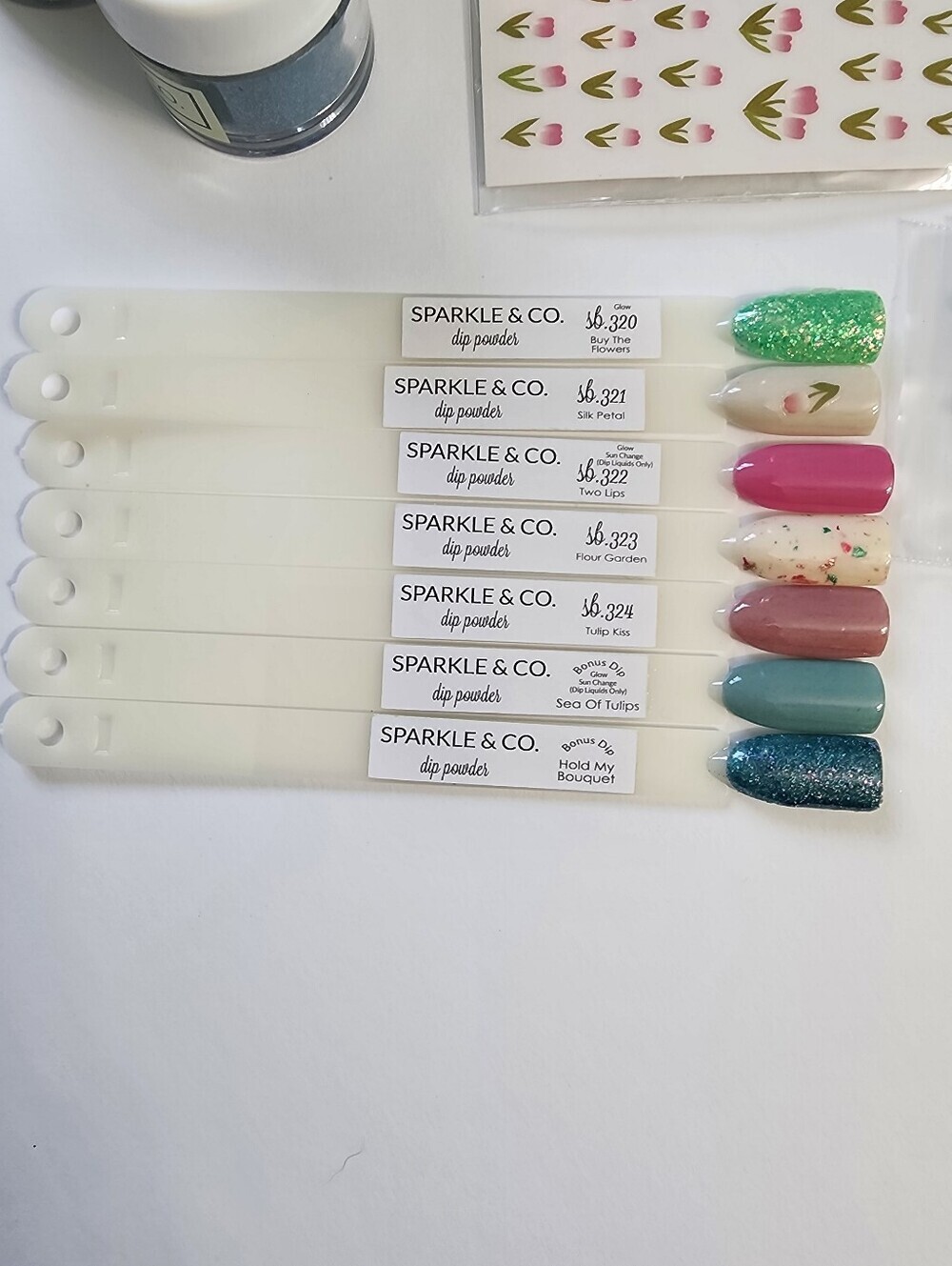 NEW! Sparkle & Co. Tulips Dip Powder Mini Set